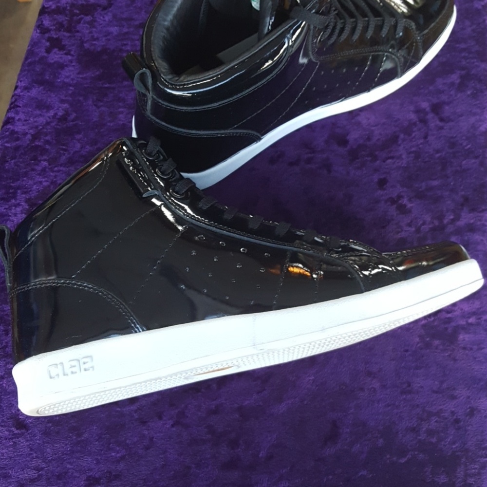 Mens Black Patent Leather
